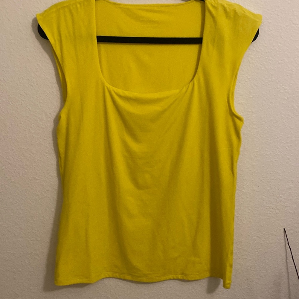 Sunny Yellow Sleeveless Blouse